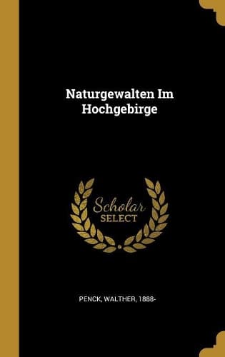 Cover of Naturgewalten Im Hochgebirge