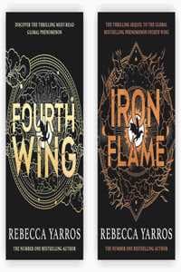 Cover of The Empyrean Series Collection 2 Books Set By Rebecca Yarros (Fourth Wing, Iron Flame)