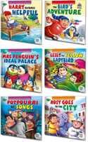 Cover of Story Books For Beginners Pack Of 6 Books| Early Reader Series In Large Font (V1)