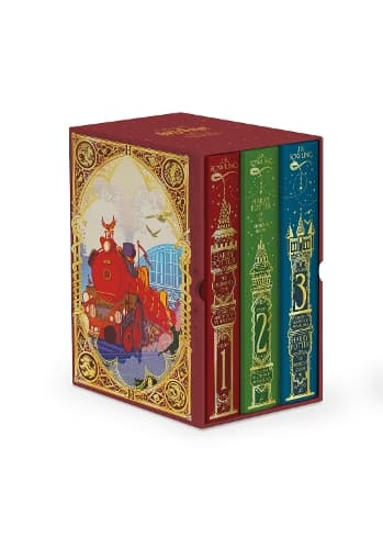 Cover of Harry Potter 1-3 Box Set: MinaLima Edition