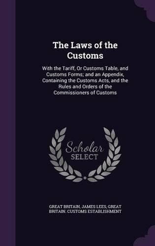 Cover of The Laws of the Customs